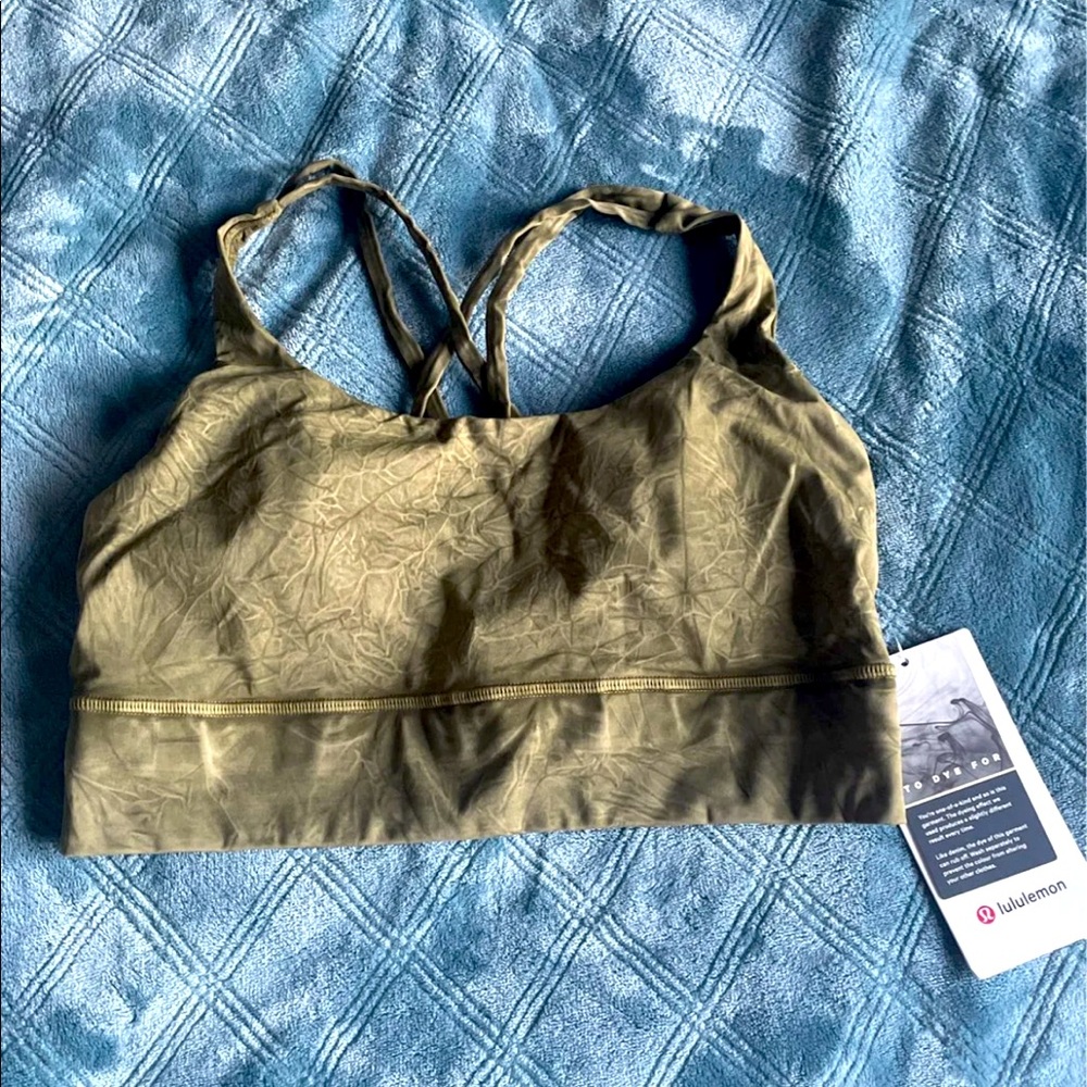 Lululemon Energy Bra Long Line Ice Dye (NWT)